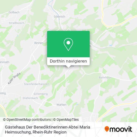 Gästehaus Der Benediktinerinnen-Abtei Maria Heimsuchung Karte