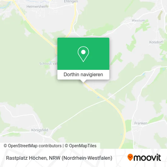 Rastplatz Höchen Karte