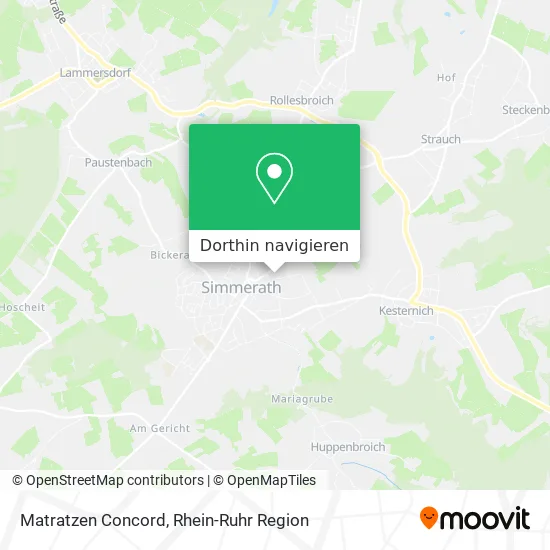 Matratzen Concord Karte