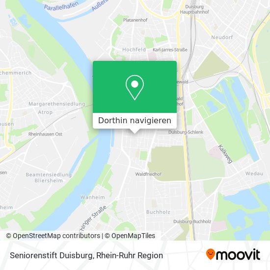 Seniorenstift Duisburg Karte