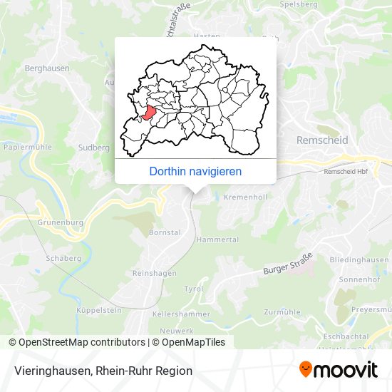 Vieringhausen Karte