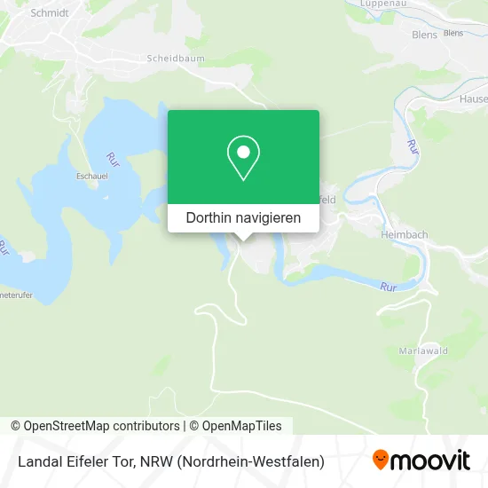 Landal Eifeler Tor Karte