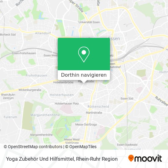Yoga Zubehör Und Hilfsmittel Karte