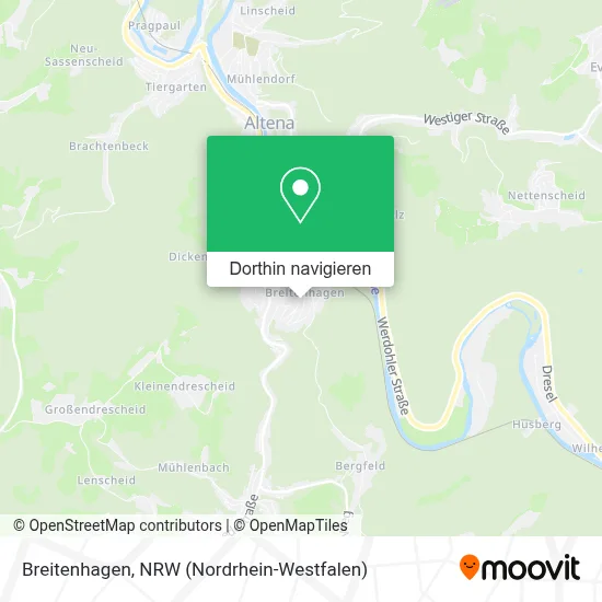 Breitenhagen Karte