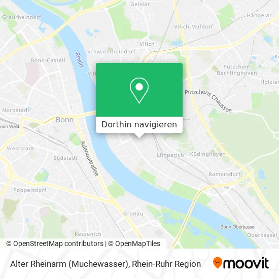 Alter Rheinarm (Muchewasser) Karte