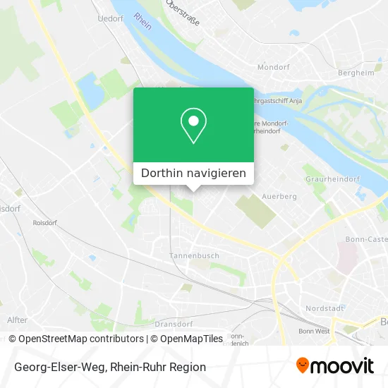 Georg-Elser-Weg Karte