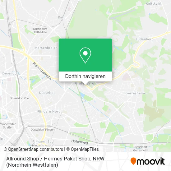 Allround Shop / Hermes Paket Shop Karte