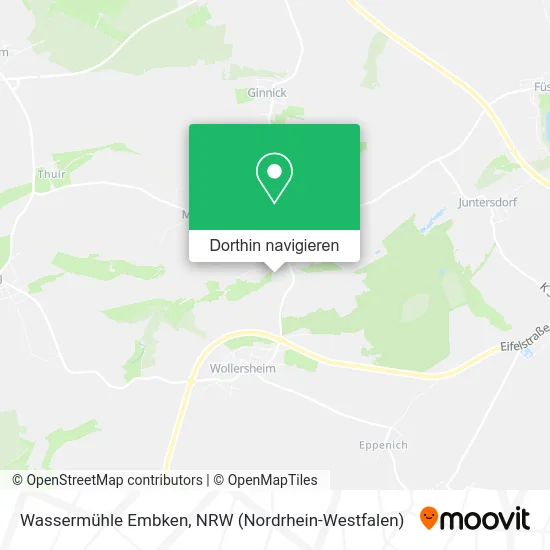 Wassermühle Embken Karte