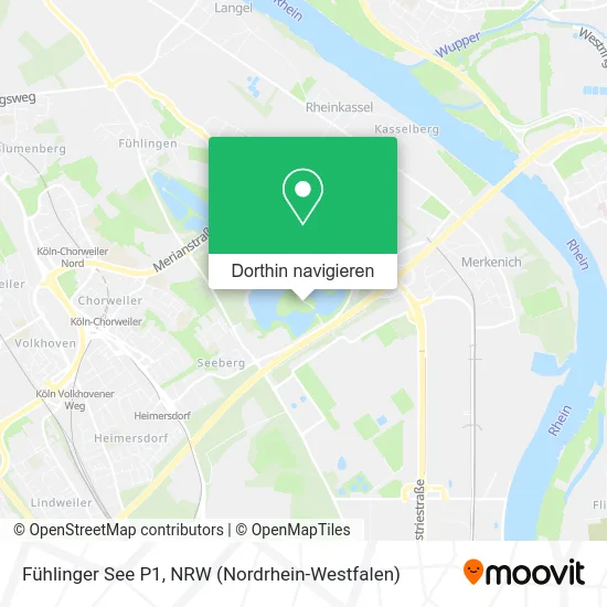 Fühlinger See P1 Karte