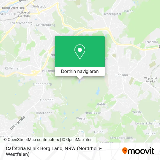 Cafeteria Klinik Berg.Land Karte