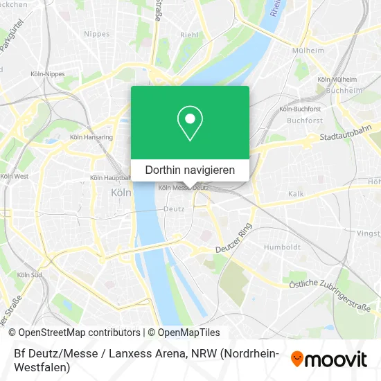 Bf Deutz/Messe / Lanxess Arena Karte