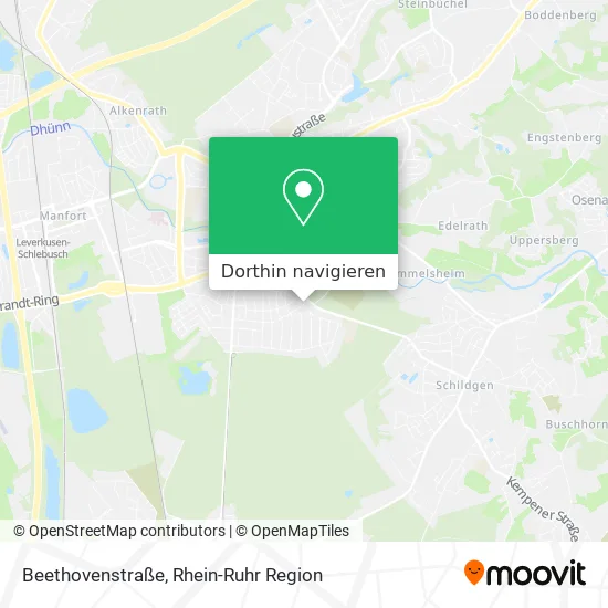 Beethovenstraße Karte