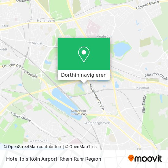 Hotel Ibis Köln Airport Karte