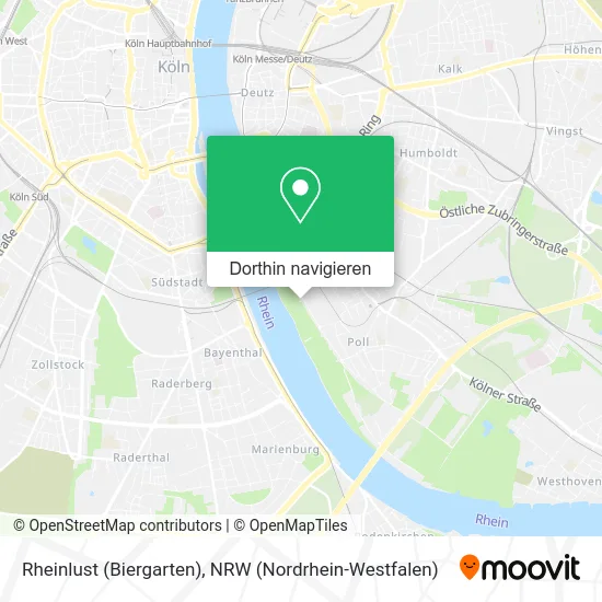 Rheinlust (Biergarten) Karte