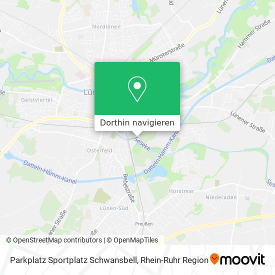 Parkplatz Sportplatz Schwansbell Karte