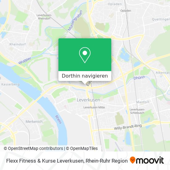 Flexx Fitness & Kurse Leverkusen Karte