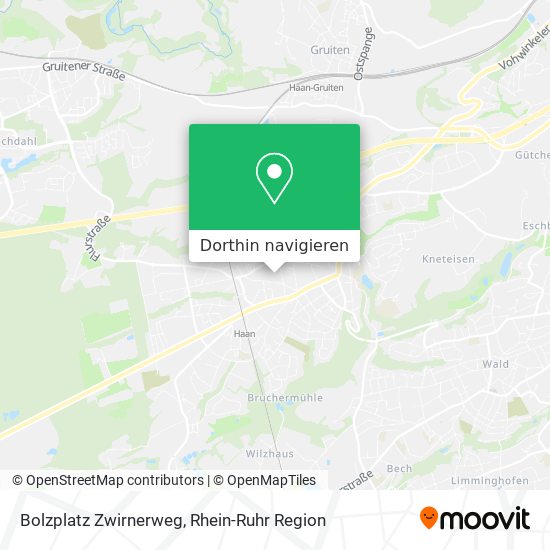 Bolzplatz Zwirnerweg Karte