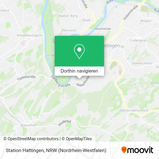 Station Hattingen Karte