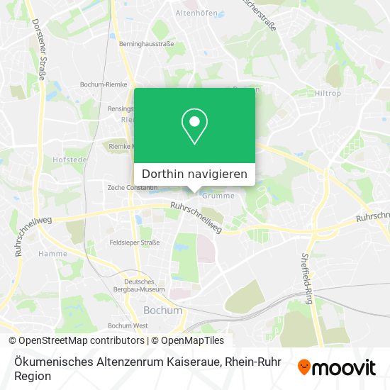 Ökumenisches Altenzenrum Kaiseraue Karte