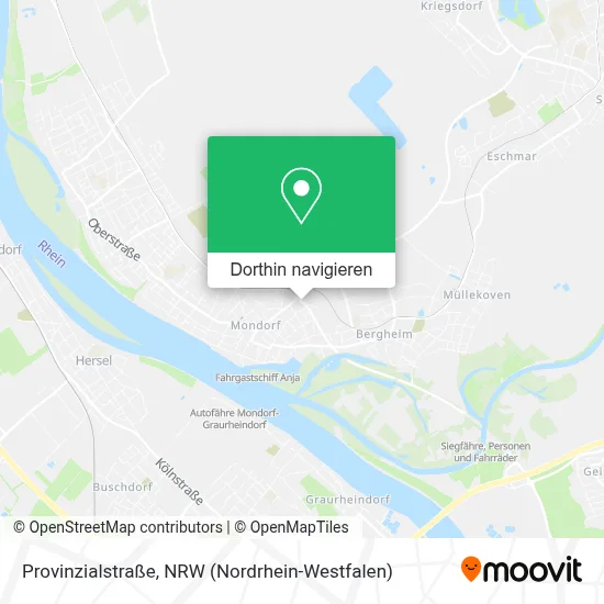 Provinzialstraße Karte