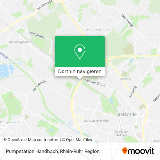 Pumpstation Handbach Karte