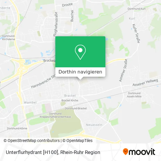 Unterflurhydrant [H100] Karte