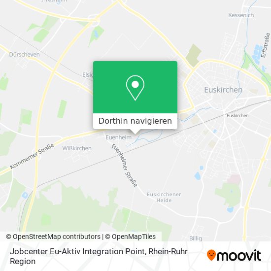 Jobcenter Eu-Aktiv Integration Point Karte