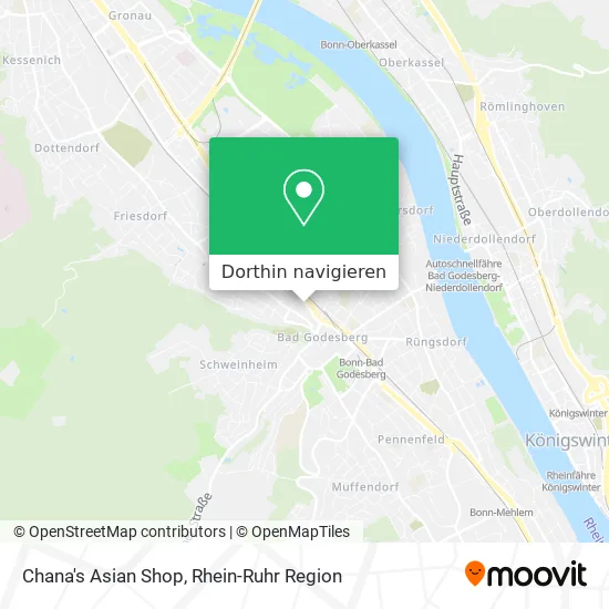 Chana's Asian Shop Karte