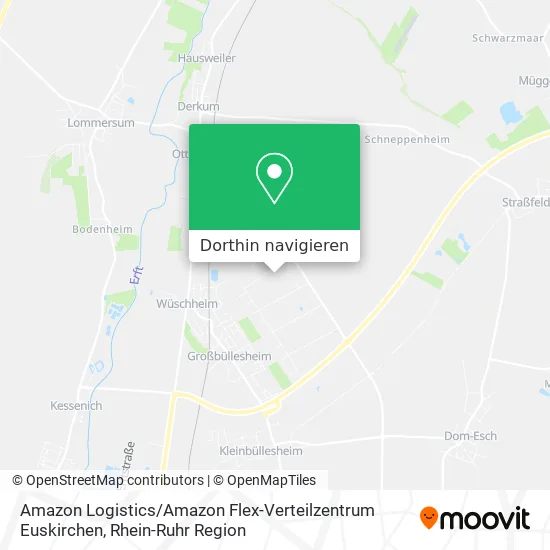 Amazon Logistics / Amazon Flex-Verteilzentrum Euskirchen Karte