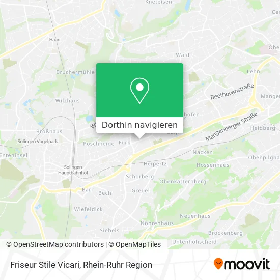 Friseur Stile Vicari Karte