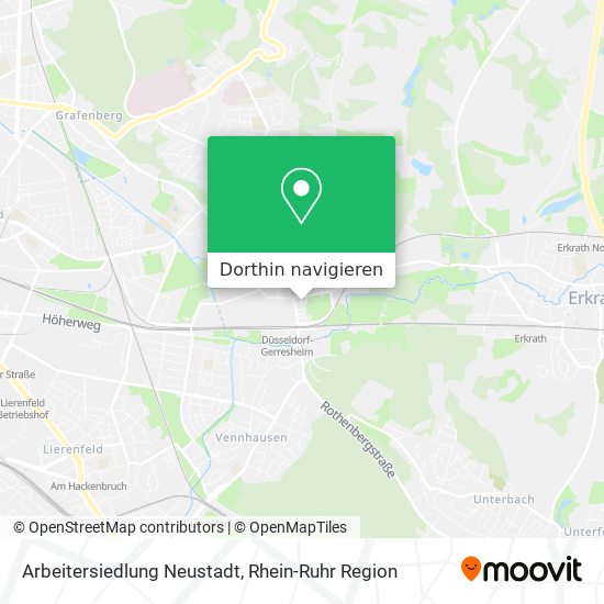 Arbeitersiedlung Neustadt Karte