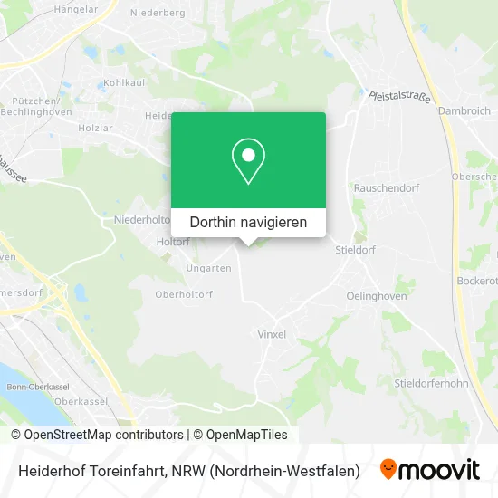 Heiderhof Toreinfahrt Karte