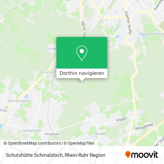 Schutzhütte Schmalzloch Karte