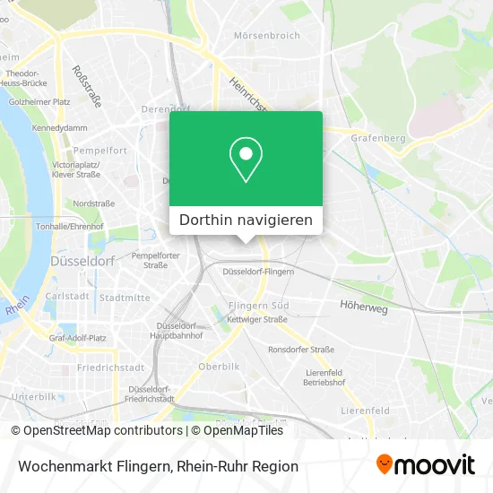 Wochenmarkt Flingern Karte