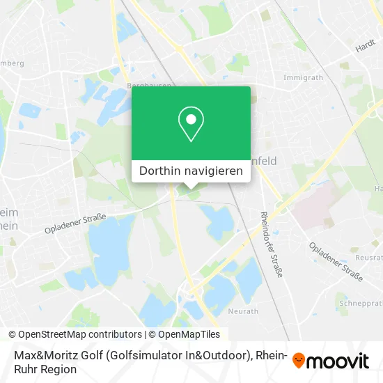 Max&Moritz Golf (Golfsimulator In&Outdoor) Karte