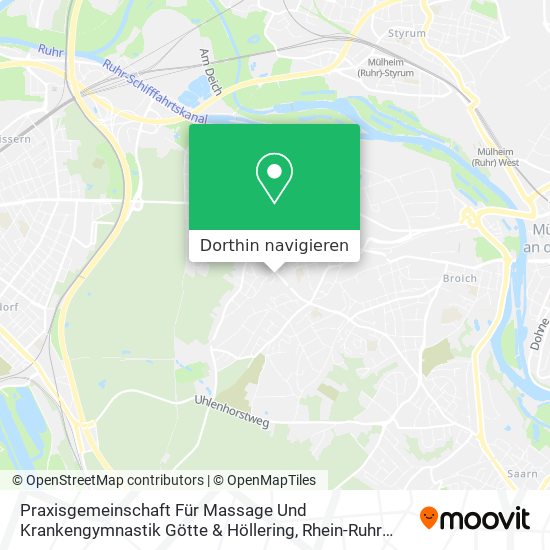 Praxisgemeinschaft Für Massage Und Krankengymnastik Götte & Höllering Karte