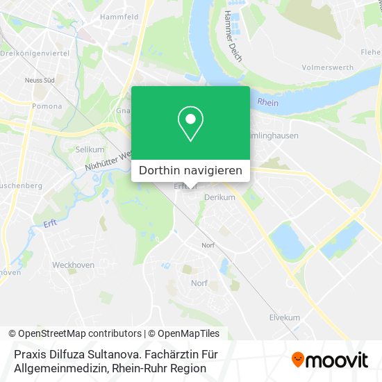 Praxis Dilfuza Sultanova. Fachärztin Für Allgemeinmedizin Karte
