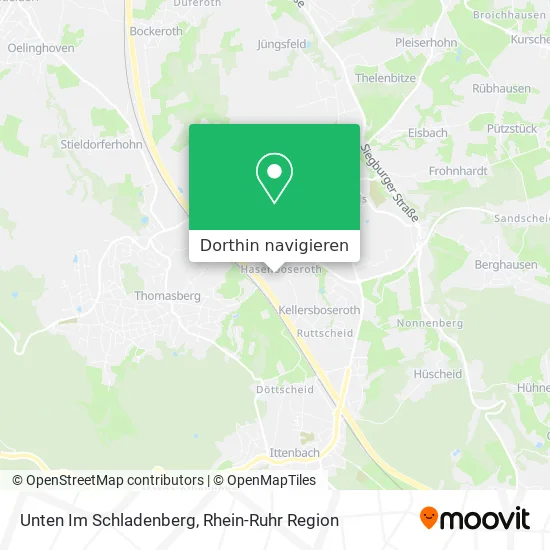 Unten Im Schladenberg Karte