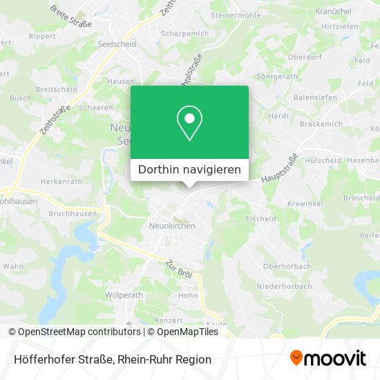 Höfferhofer Straße Karte