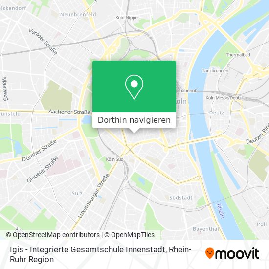 Igis - Integrierte Gesamtschule Innenstadt Karte