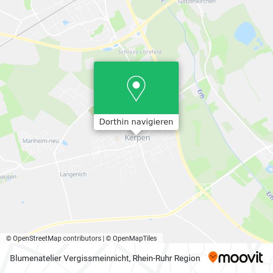 Blumenatelier Vergissmeinnicht Karte