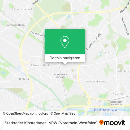 Sterkrader Klosterladen Karte