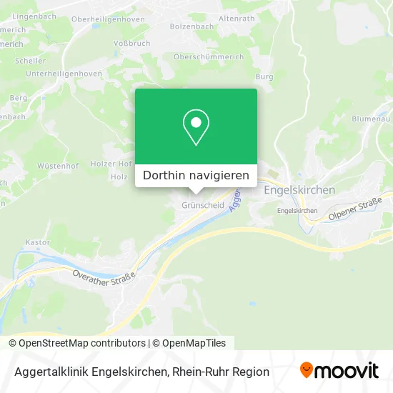 Aggertalklinik Engelskirchen Karte