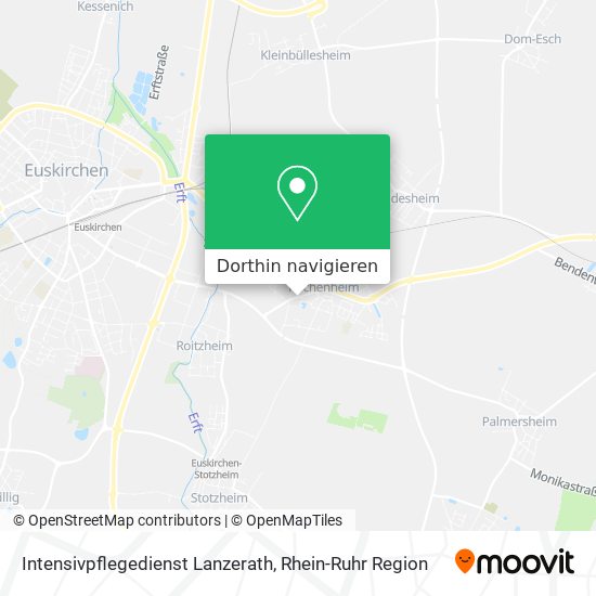 Intensivpflegedienst Lanzerath Karte