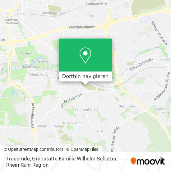 Trauernde, Grabstätte Familie Wilhelm Schütter Karte