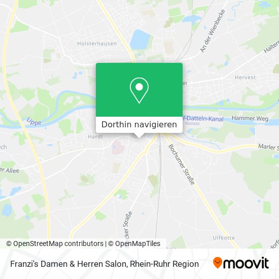 Franzi's Damen & Herren Salon Karte