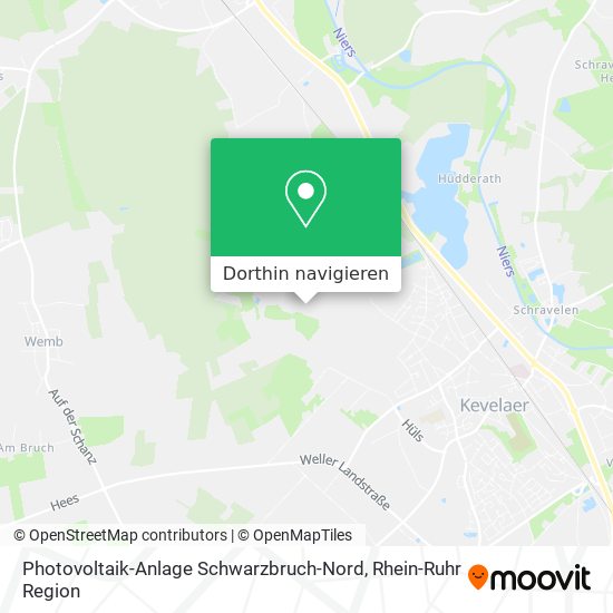 Photovoltaik-Anlage Schwarzbruch-Nord Karte