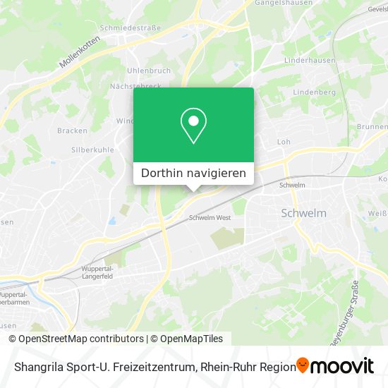 Shangrila Sport-U. Freizeitzentrum Karte