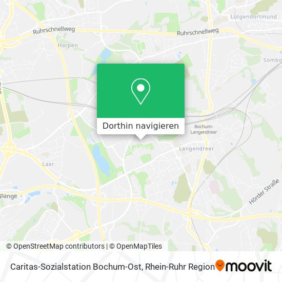 Caritas-Sozialstation Bochum-Ost Karte