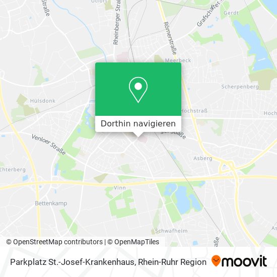 Parkplatz St.-Josef-Krankenhaus Karte